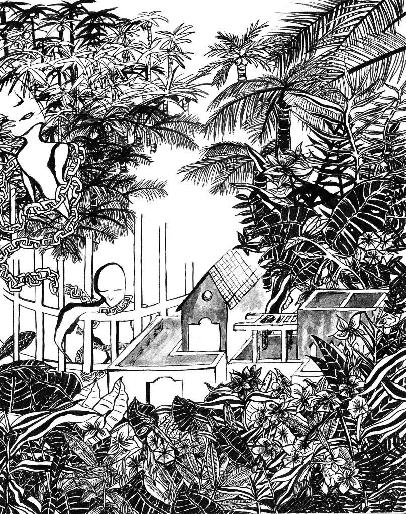 Longing (ink on paper illustration)